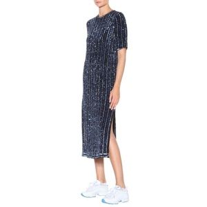 ISO - Ganni Pfeiffer Sequinned Dress in blue